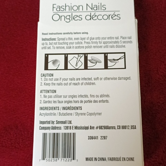 Sevenail 12 piece black leopard print glue not included - Picture 10 of 12